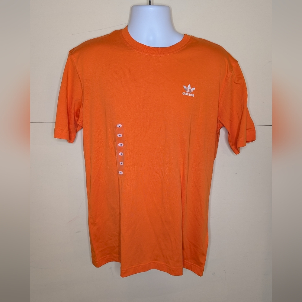 NWT Adidas Essential Tee Orange T-Shirt
